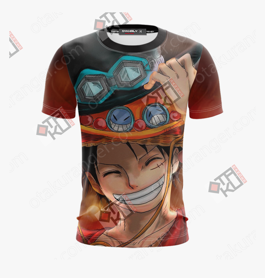 One Piece Luffy Ace Sabo Unisex 3d T-shirt - Jojo's Bizarre Adventure Jotaro Shirt, HD Png Download