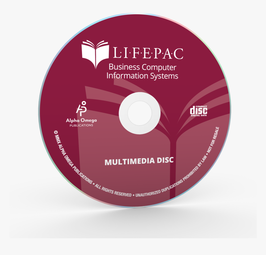 Lifepac® Business Computer Information Systems Multimedia - Cd, HD Png Download