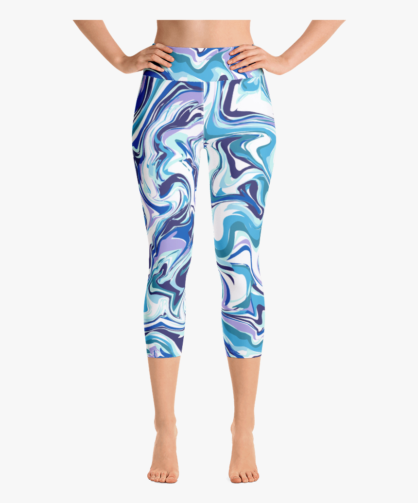 Transparent Blue Swirl Png - Leggings, Png Download
