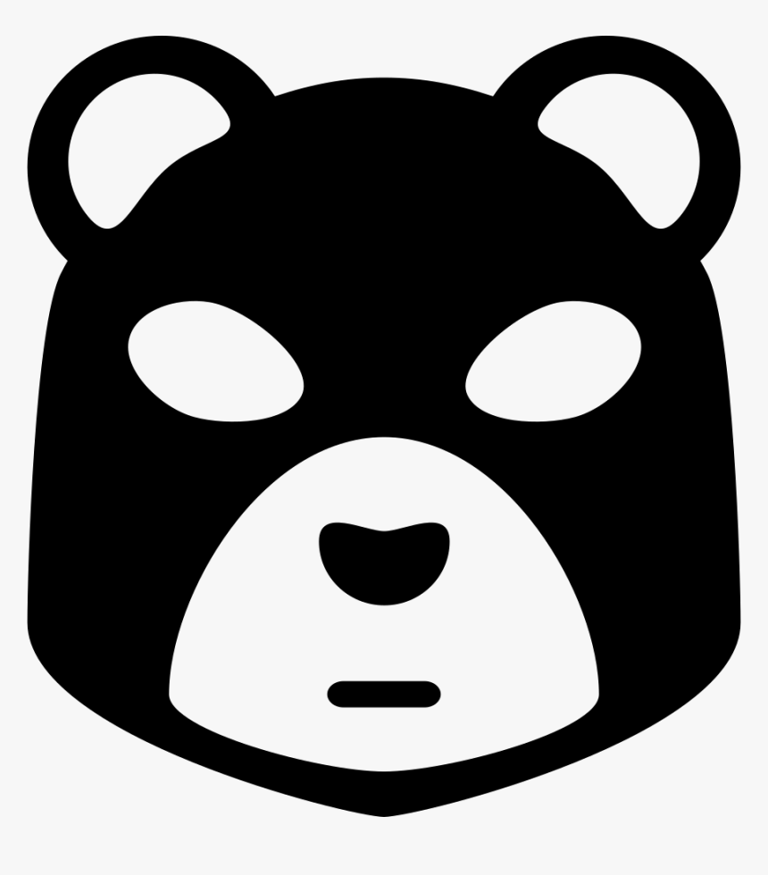 Black Bear - Black Bear Face Png, Transparent Png