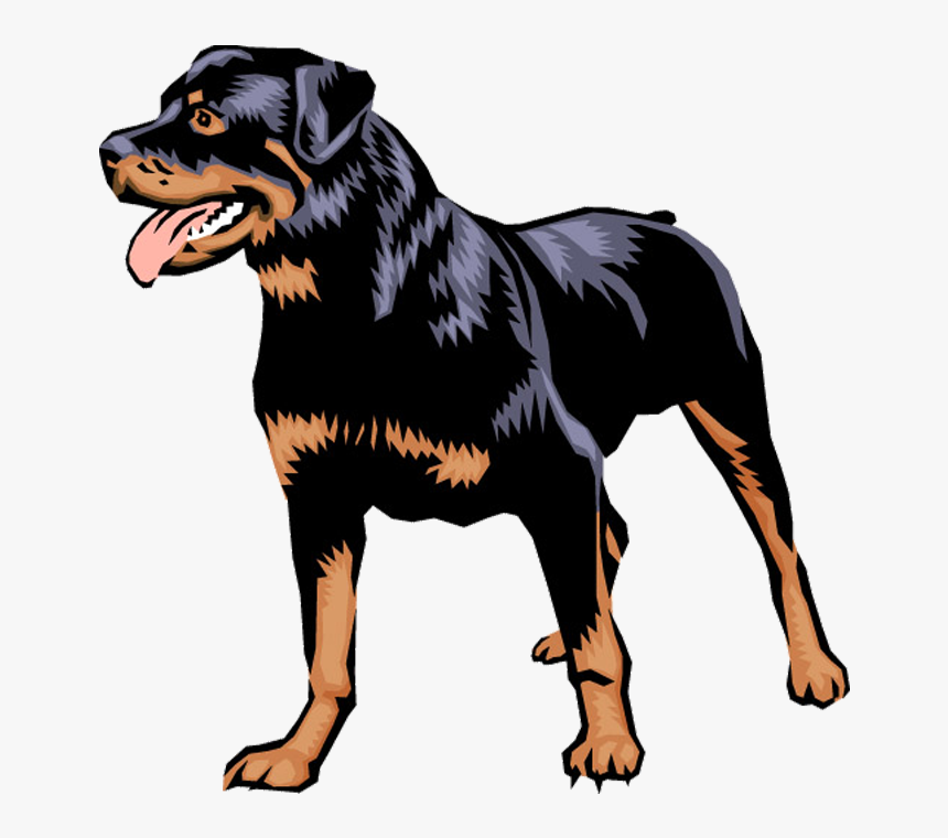 Rottweiler German Pinscher Puppy Dobermann Clip Art - Rottweiler Clipart Png, Transparent Png