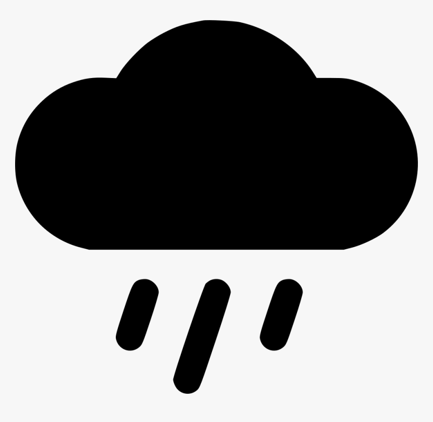 Clouds And Rain Png - Lluvia Icono, Transparent Png