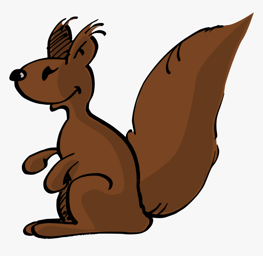 Wildlife,hare,carnivoran - Écureuil Clipart, HD Png Download
