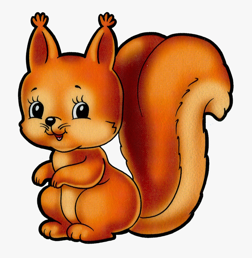 Clipart Houses Squirrel - Squirrel Clipart, HD Png Download