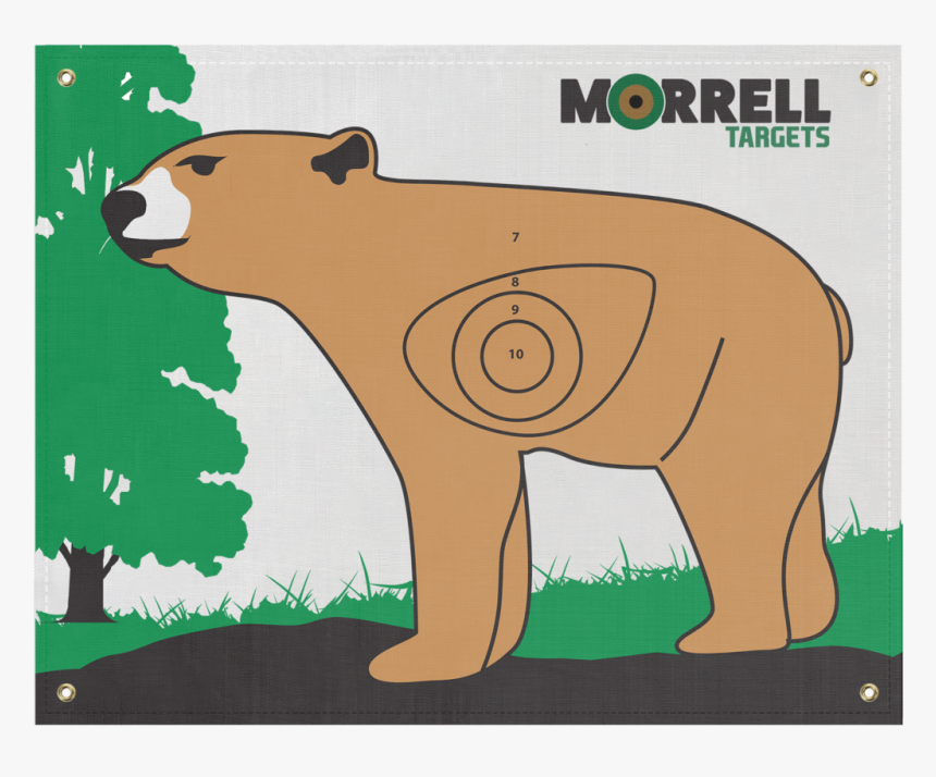 O/nasp Polypropylene Archery Target Face Nasp Bear Score, HD Png