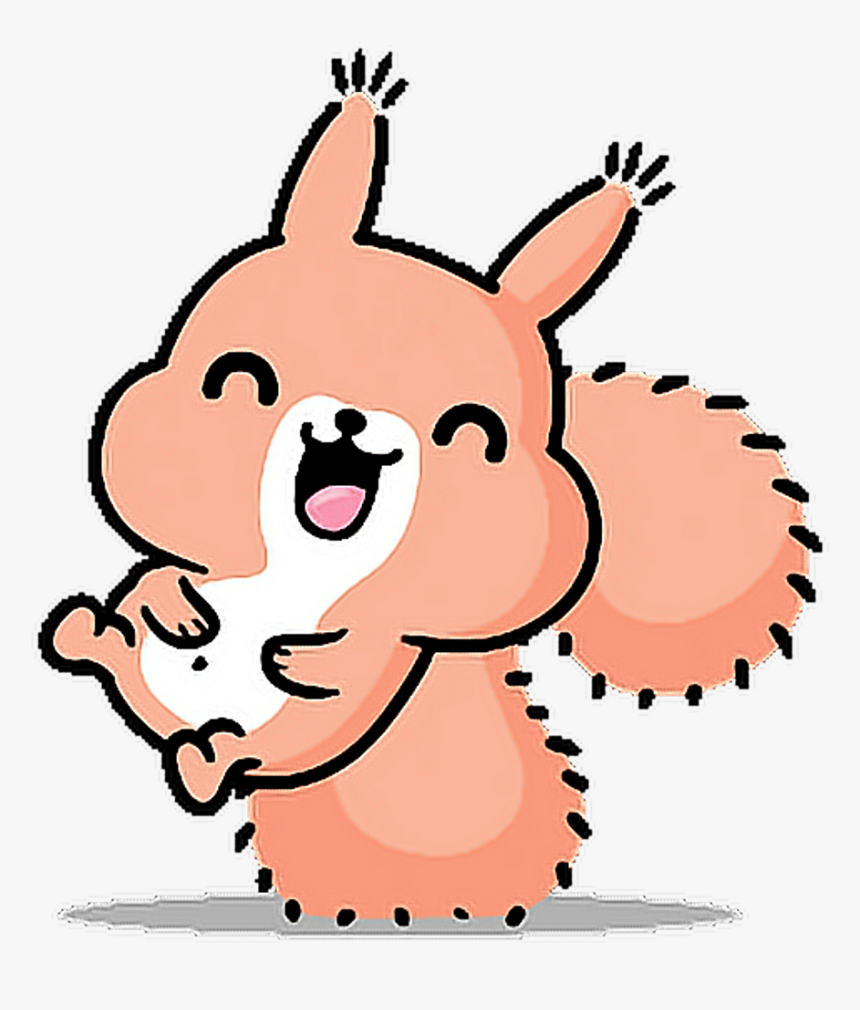 Squirrel Sticker Clipart , Png Download, Transparent Png
