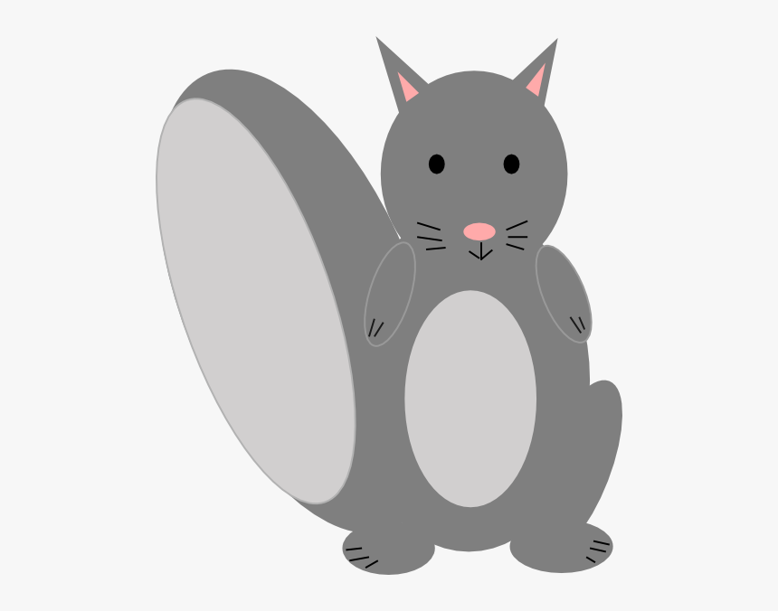 Smile Clip Art At - Gray Squirrel Clipart, HD Png Download