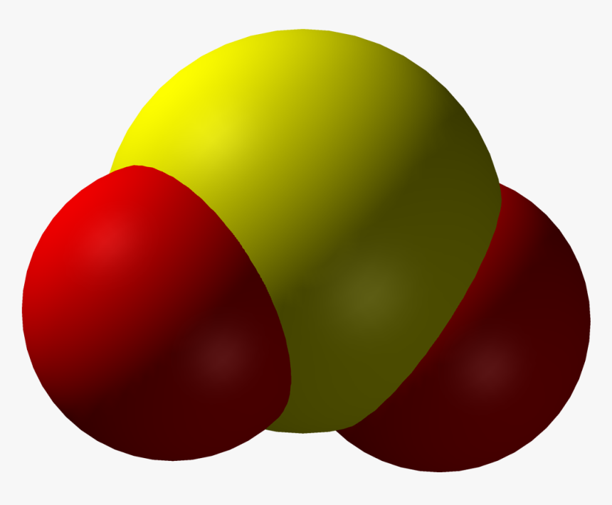 Sulfur Dioxide Molecule, HD Png Download