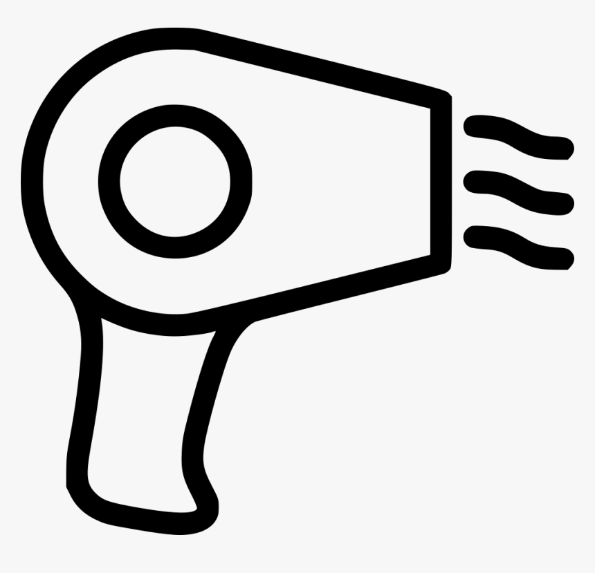 Hair Dryer - Hair Dryer Icon Png, Transparent Png