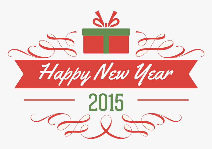 Happy New Year 2015 Png - Happy New Year 2015 Logo Png, Transparent Png