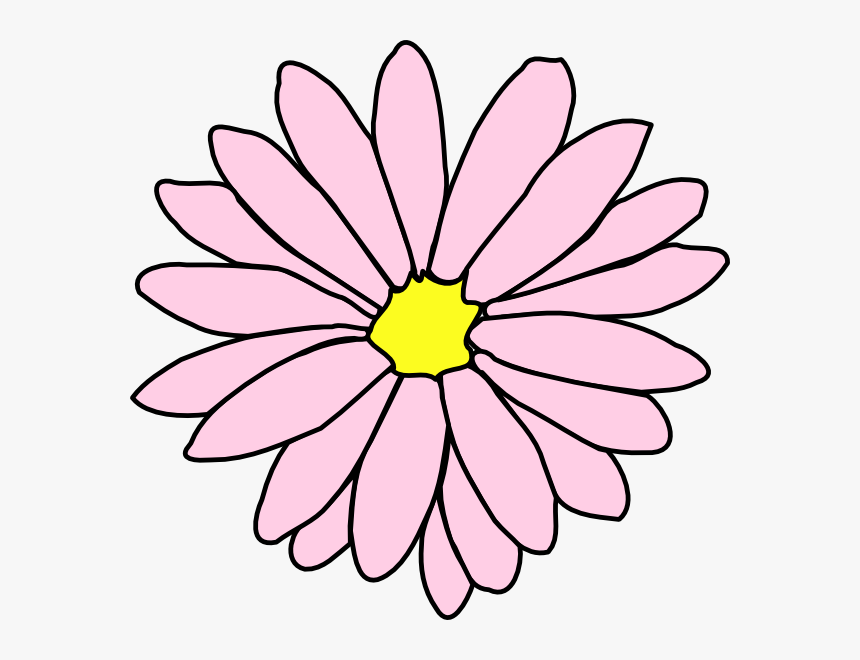 Pink Daisy Flower 3 Clip Art - Colorful Flower Clip Art, HD Png Download