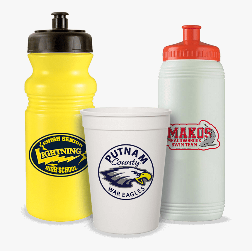 School Water Bottle Png, Transparent Png