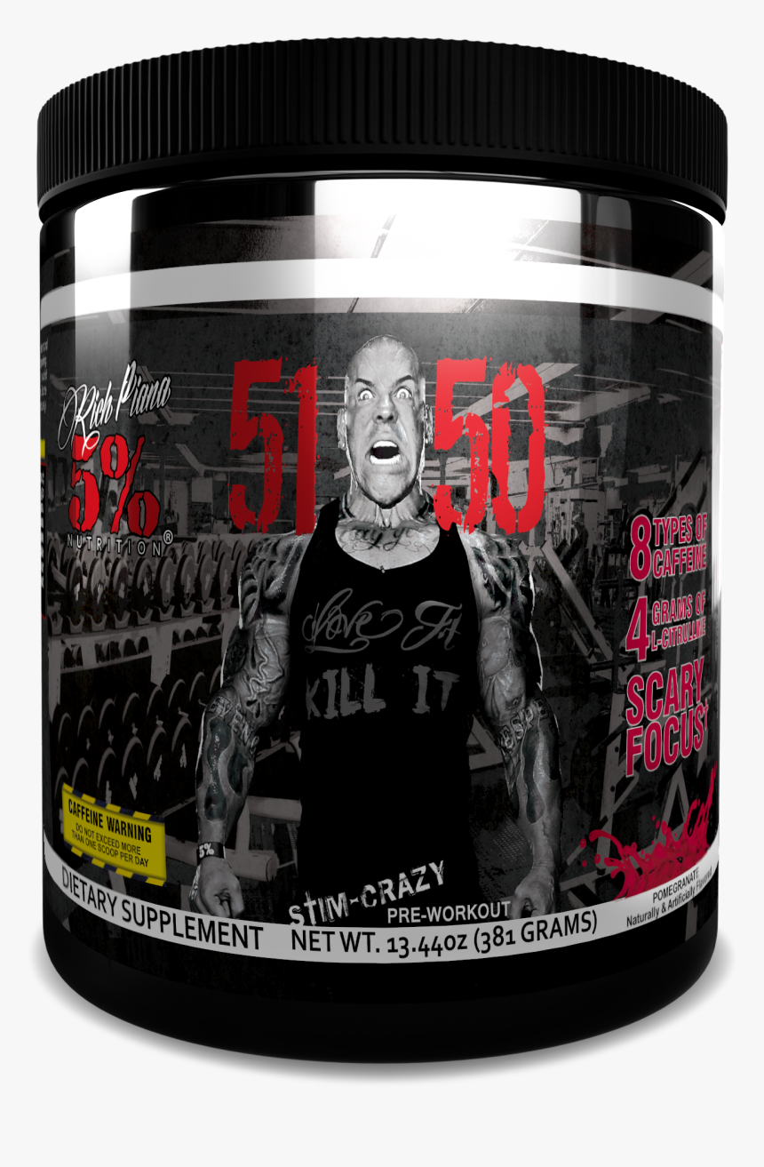 5150 High Stimulant Pre Workout 
 Data Max Width 2000 - Rich Piana 51 50, HD Png Download