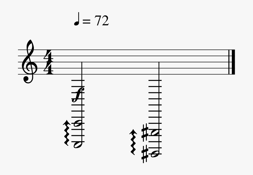Arpeggio Appears As Squiggly Kind - Time Signature In Music, HD Png Download