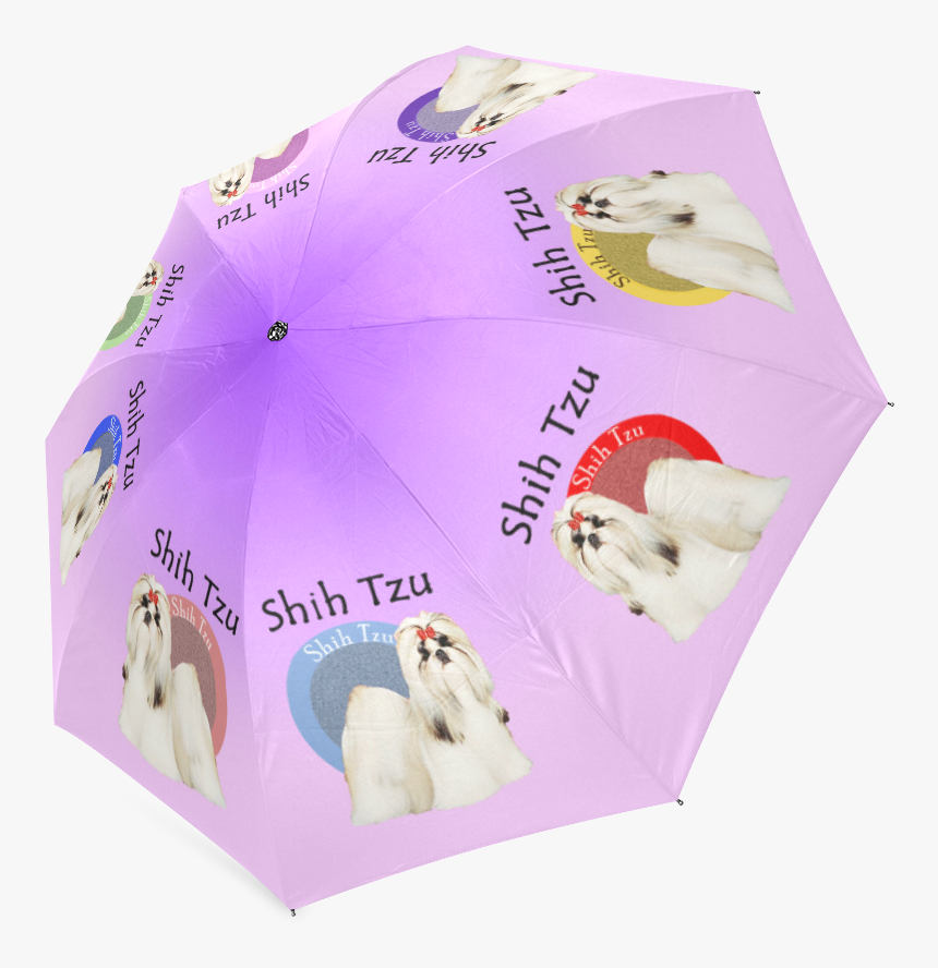Shih Tzu Umbrella Foldable Umbrella - Umbrella, HD Png Download