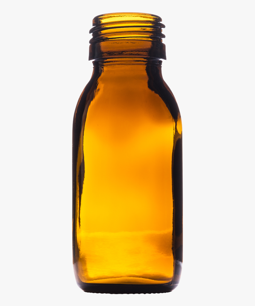 60ml Medical Round Bottle Photo - Glass Bottle, HD Png Download