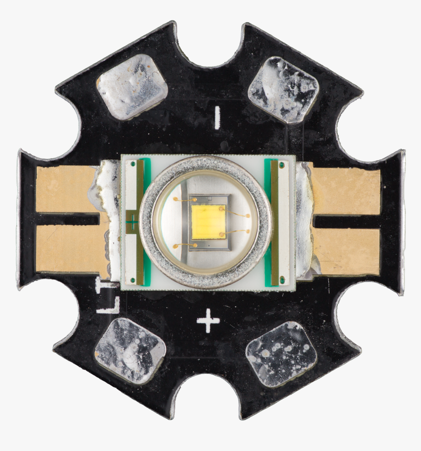 Cree Xlamp Xr-e 7090 Q4 On Star Top View - Emblem, HD Png Download