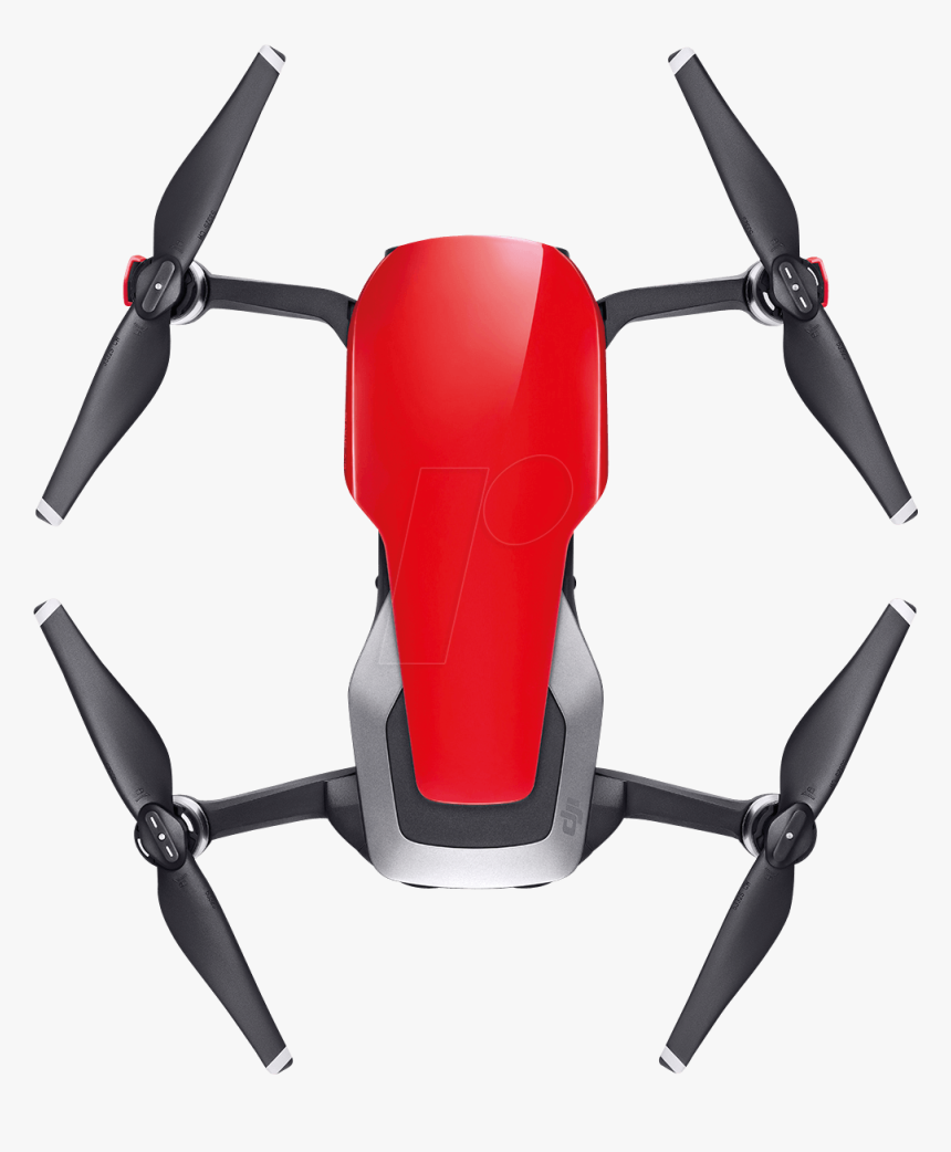 Dji Mavic Air Red Top View - Dji Mavic Air Top View, HD Png Download