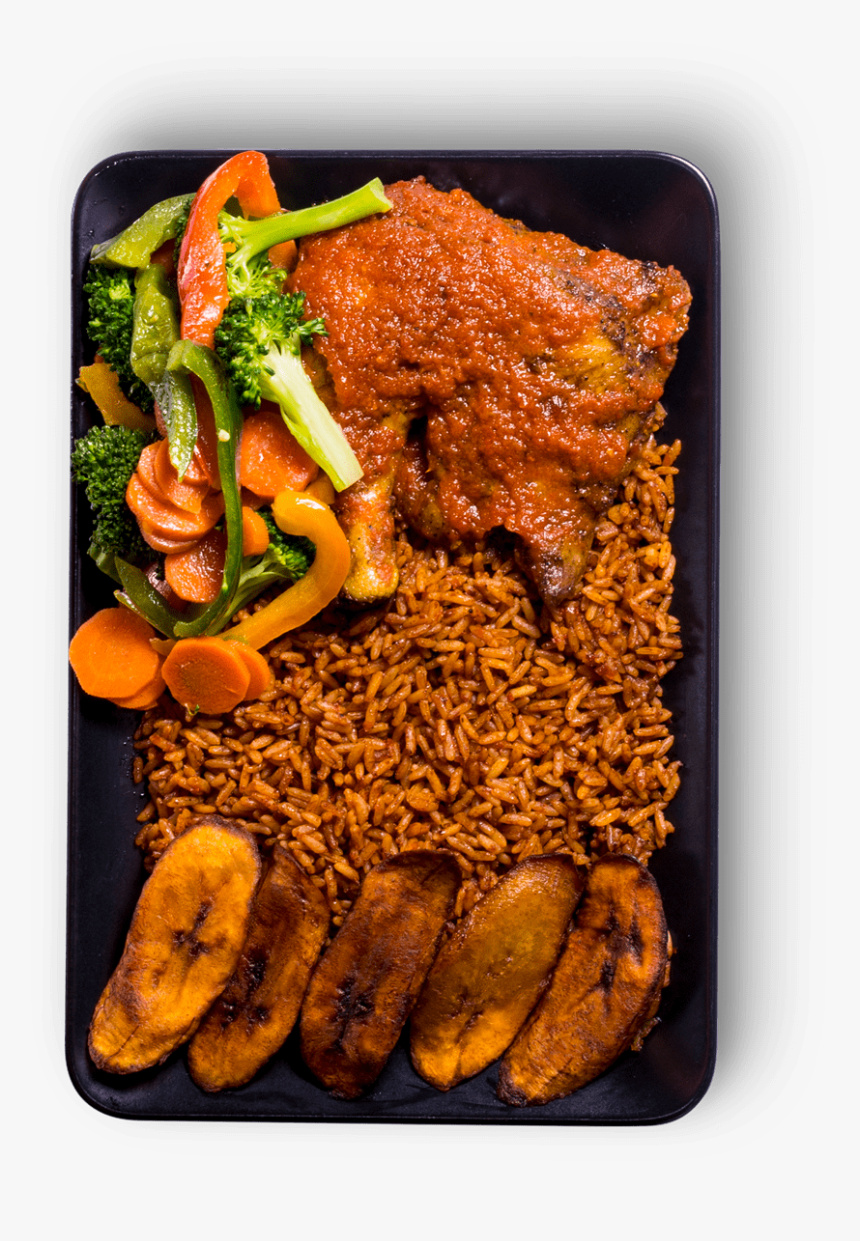 Jollof Rice And Chicken Png, Transparent Png