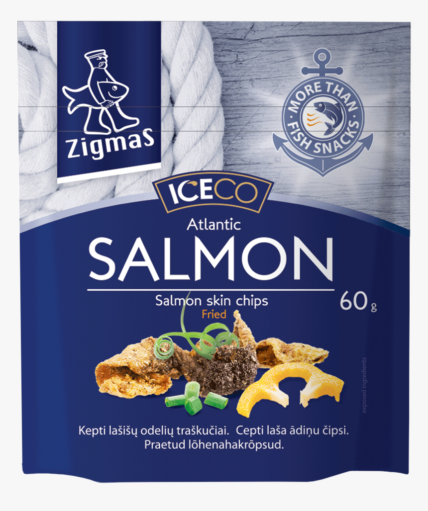 Http - //www - Icecofish - Com/wp Fried Salmon Skin - Basmati, HD Png Download