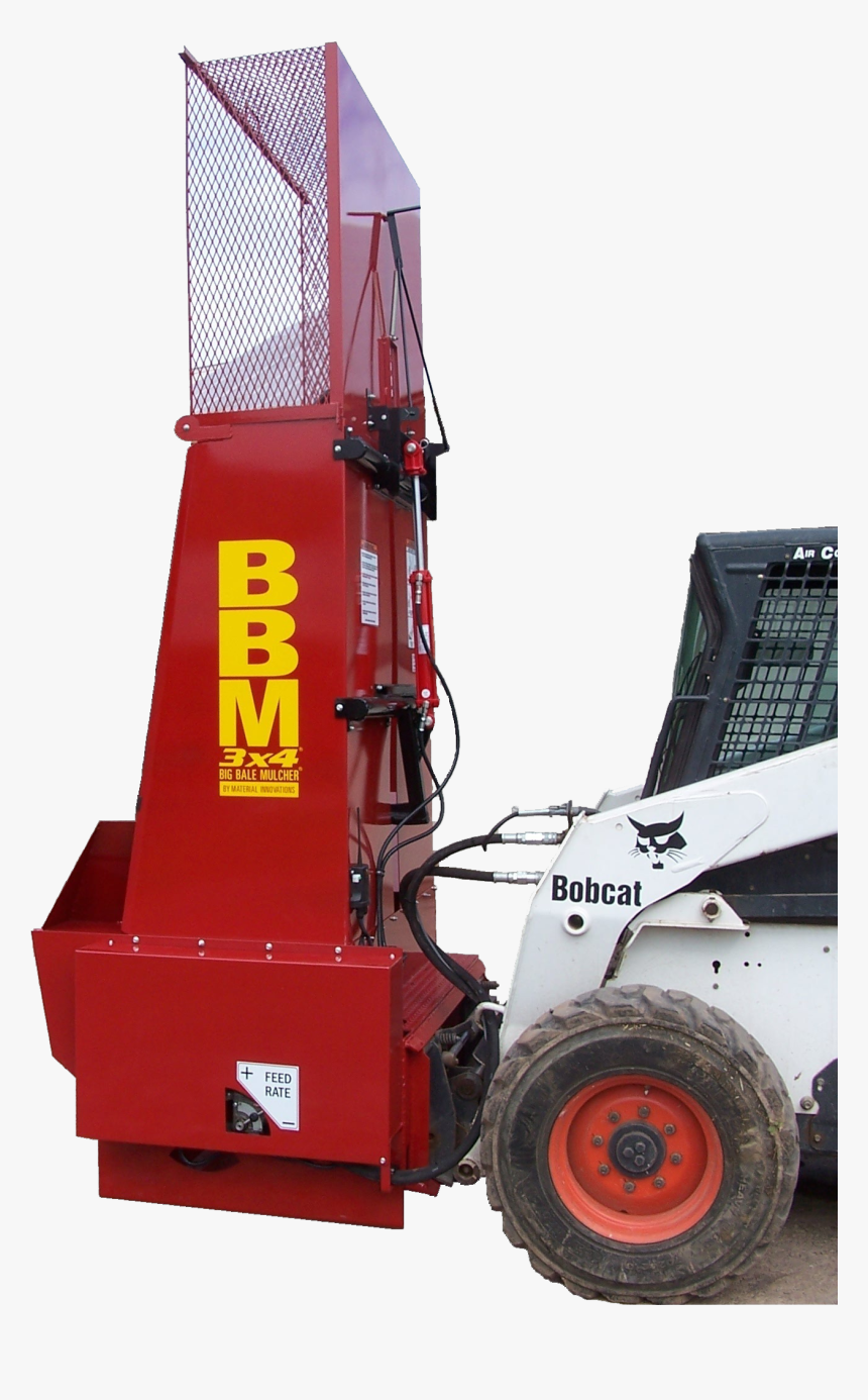 2426 Bbm3x4-nbg Big Bale Mulcher For Skid Steers - Electric Generator, HD Png Download