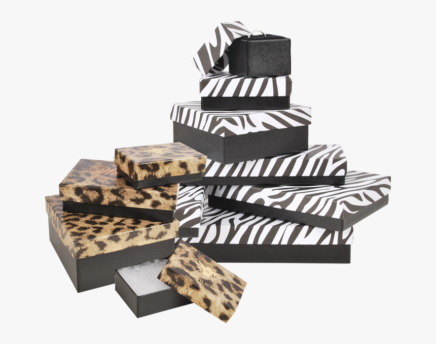 Animal Print Jewelry Boxes - Animal Print Box, HD Png Download