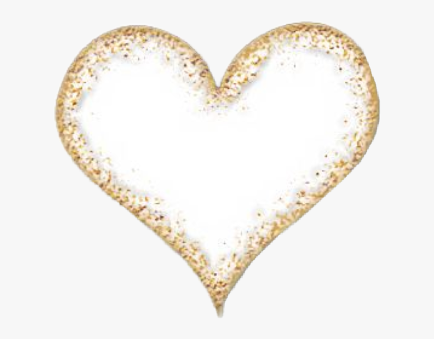 #heart #love #valentinesday #gold #glitter #sparkle - Heart, HD Png Download