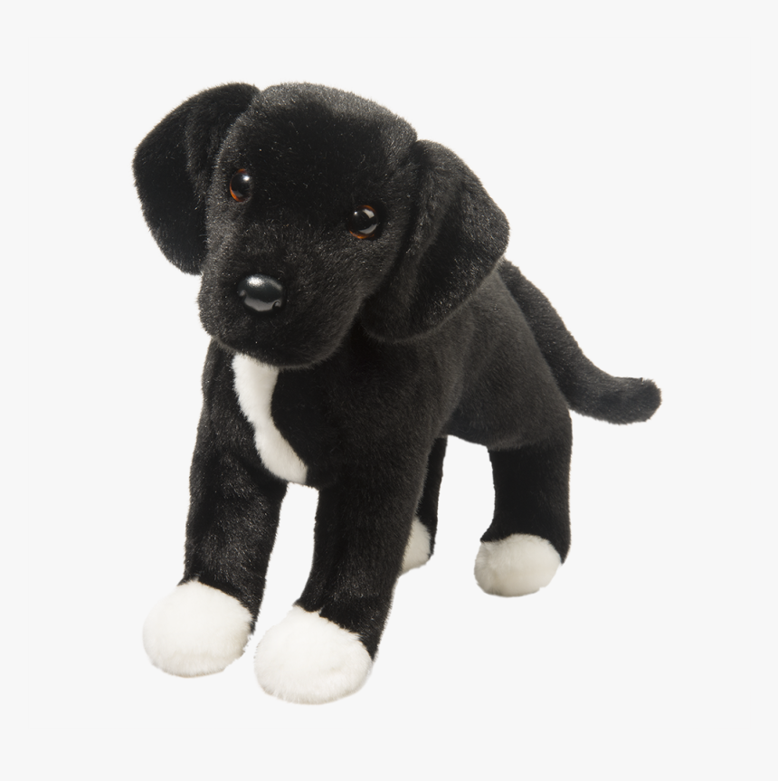 Transparent Pitbull Dog Png - Black Lab Pitbull Mix Plush, Png Download