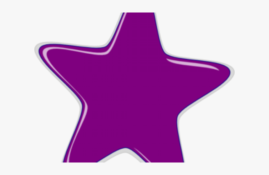 Purple Star Cliparts - Graphics, HD Png Download