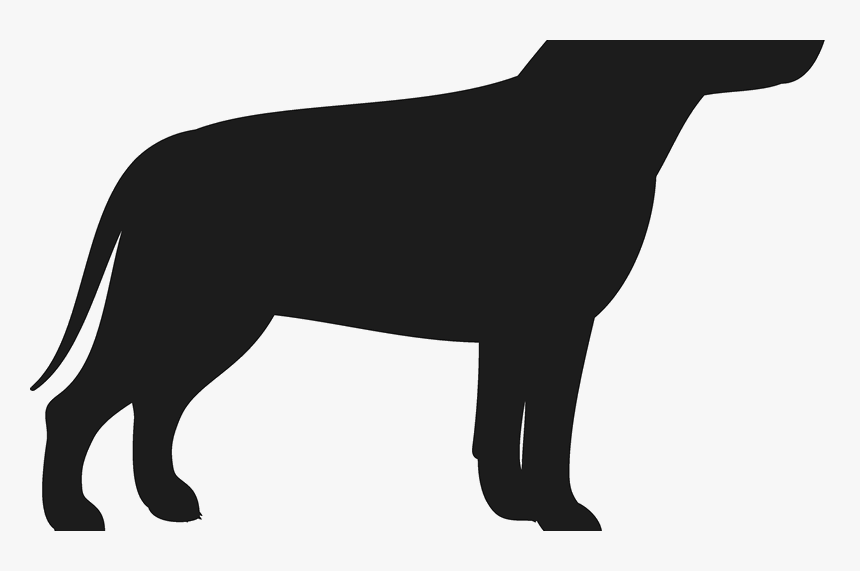 Pitbull Dog Silhouette Com Free For Personal Use - Guard Dog, HD Png Download