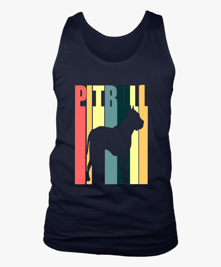 Pitbull Dog Vintage T-shirt, Retro Vintage Pitbull - T-shirt, HD Png Download
