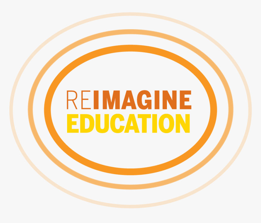Reimagine Education Logo With Water Ripples - Rosa De Saron Horizonte, HD Png Download