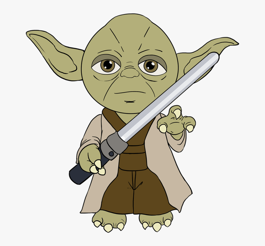Draw Yoda Step By Step , Png Download - Draw Yoda Step By Step, Transparent Png
