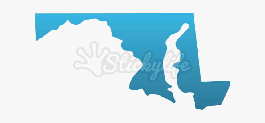 Maryland Temporary Tattoo - Maryland State Clipart, HD Png Download