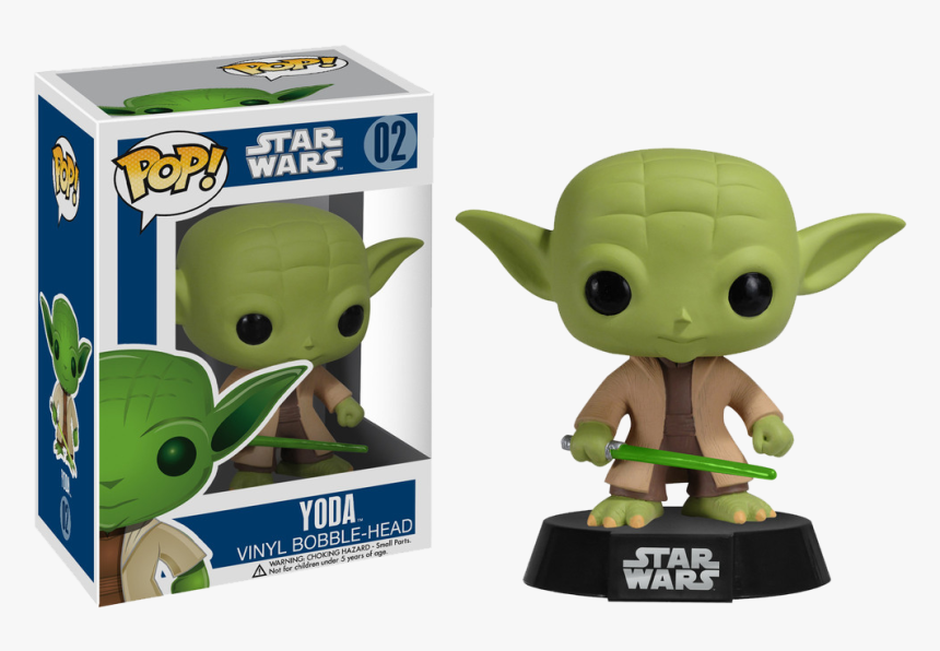 Pop Figure Star Wars Yoda - Yoda Funko Pop, HD Png Download