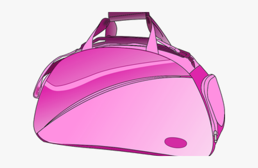 Transparent Girly Clipart - Duffel Bag Clip Art, HD Png Download