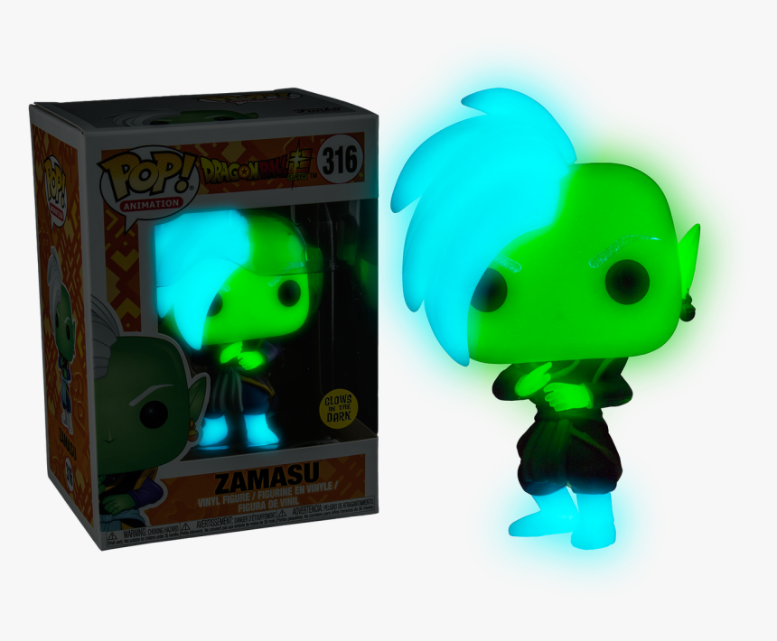 Dragon Ball Super - Zamasu Funko Pop Glow In The Dark, HD Png Download