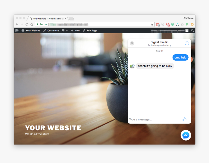 Facebook Chat On Site, HD Png Download