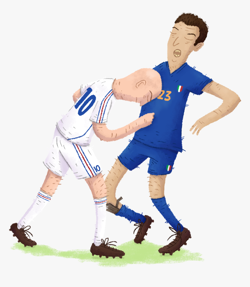 Zidane, France Materazzi, Italie - Kick Up A Soccer Ball, HD Png Download