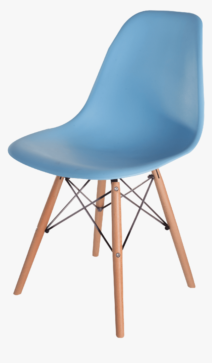 Silla Holly Azul Cielo Natural - Étkezőszék Türkiz, HD Png Download