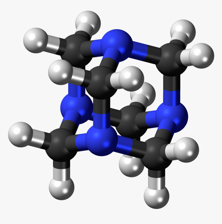3d Structure Of Urotropine, HD Png Download