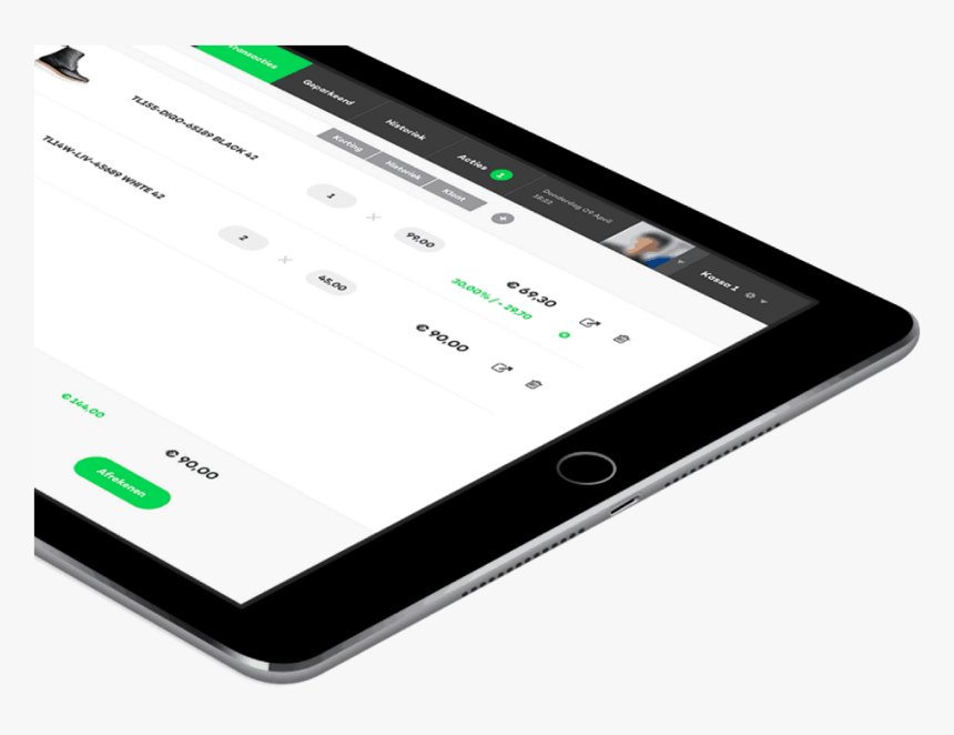 Kassa Werkt Op Zowel Pc, Android En Pos Touchscreens - Tablet Computer, HD Png Download