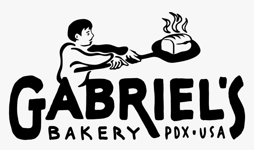 Logo For Gabriel S Bakery - Bakery Logo Black & White, HD Png Download