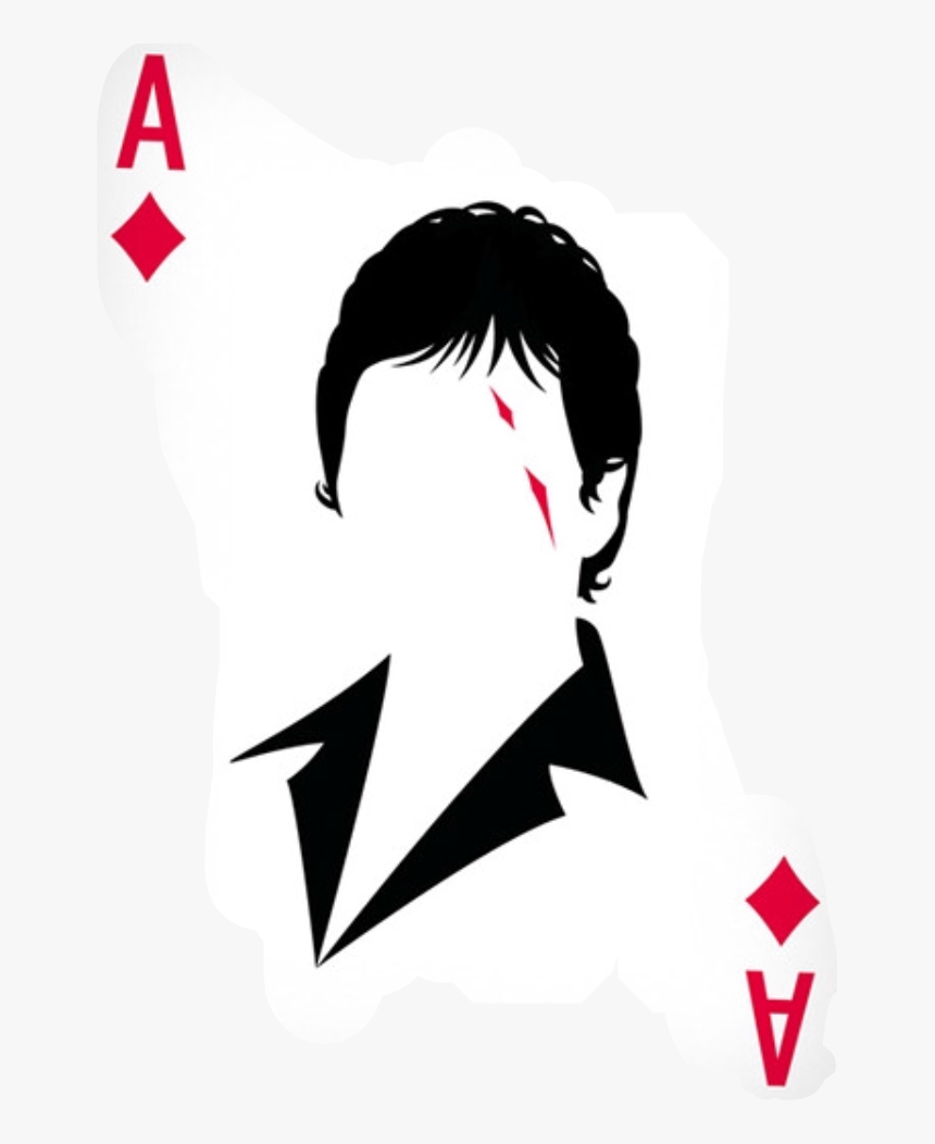 #ace #playingcards #scarface #freetoedit - Clove Of Ace Card, HD Png Download