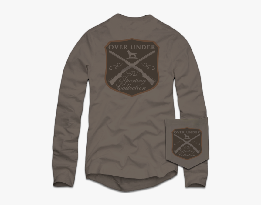 L/s Sporting Collection T-shirt Driftwood - Long-sleeved T-shirt, HD Png Download