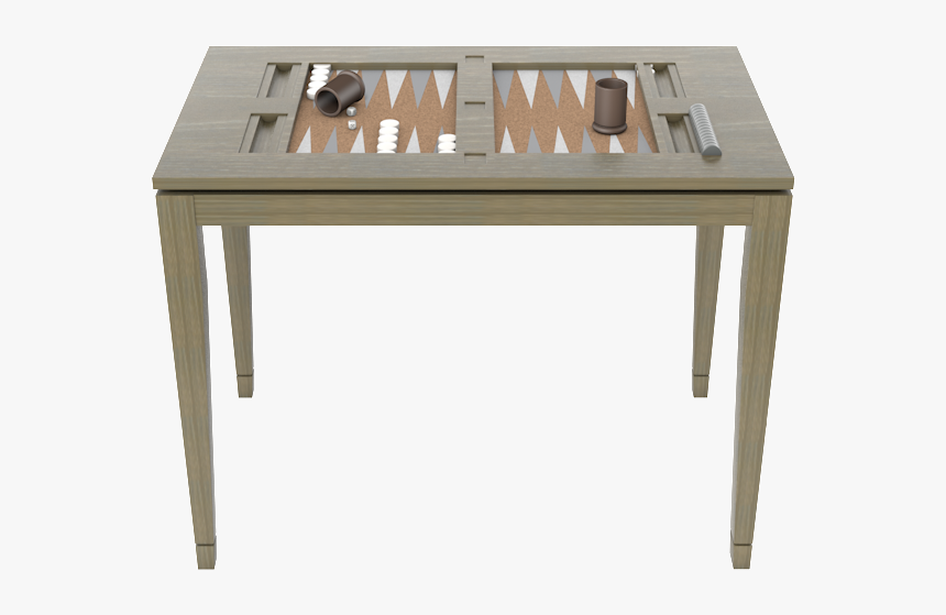 Backgammon Table- Driftwood - Coffee Table, HD Png Download