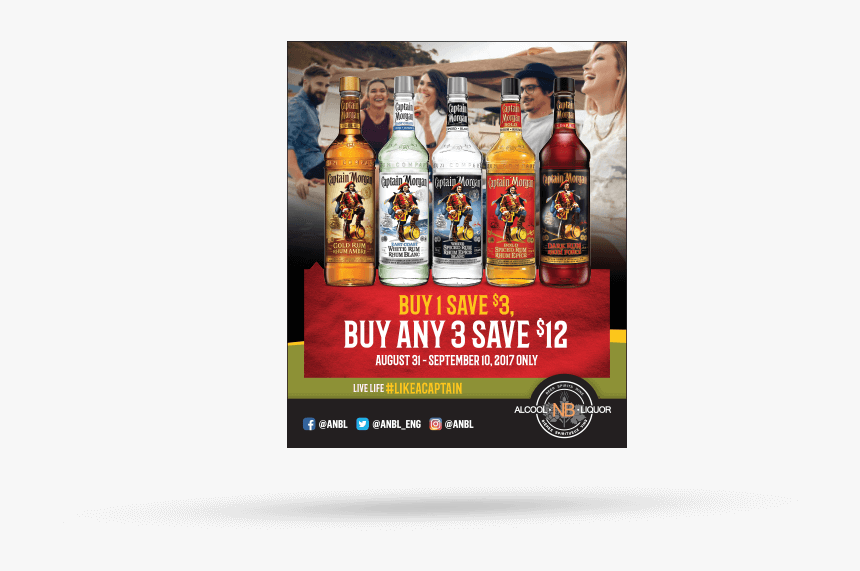 Anbl-captain Morgan - Guinness - Blended Whiskey, HD Png Download