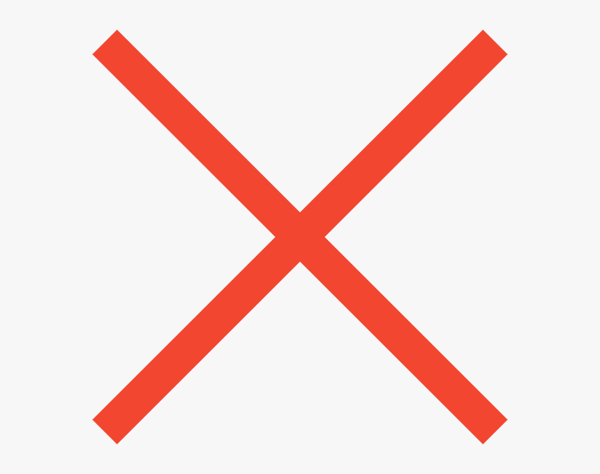 Red X , Png Download - X Inside A Circle, Transparent Png