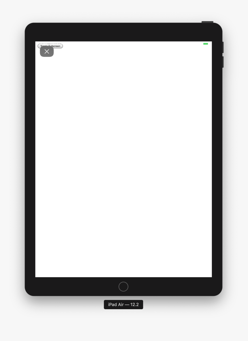 Ipad With A Webpage In Full Screen - Transparente D Une Tablette, HD Png Download
