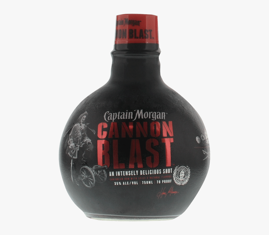 Capt Morgan Cannon Blast - Bottle, HD Png Download